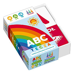 Настільна навчальна гра ABC tęcza Малви 360135 48 карток