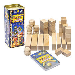 Развивающая настольная игра "Crazy Balance Building" Danko Toys CBB-01 28 карт заданий