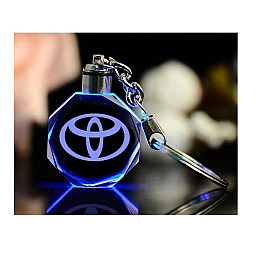 Брелок на ключі GF з логотипом Toyota з підсвіткою (2324211)