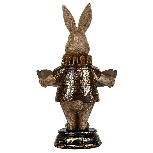 Декоративная статуэтка Rabbit 15х10х9 см Lefard Бронзовый AL229131