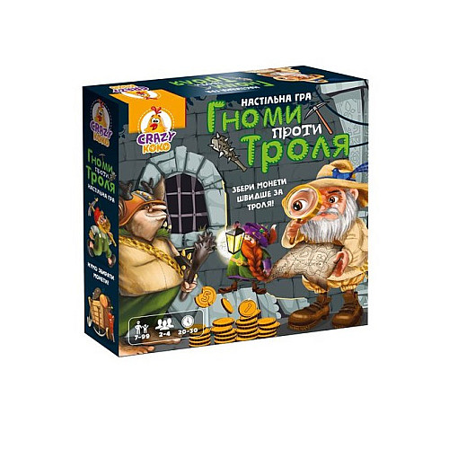 Игра настольная развлекательная Vladi Toys Гномы против троля Multicolor (150402)