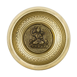 Поющая чаша Kailash Тибетська Манджурши 167х167х72 мм Бронзова (27721)