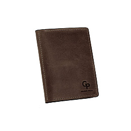 Обложка для документов Grande Pelle 10х8х1.5 см Коричневый (27853)