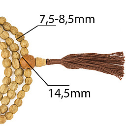 Четки з нима гімалайського Kailash 108 бусин (27630)