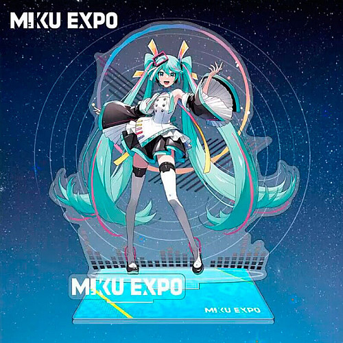 Фигурка акриловая The Coop Hatsune Miku Vocaloid v4 10 см Разноцветный (24243)