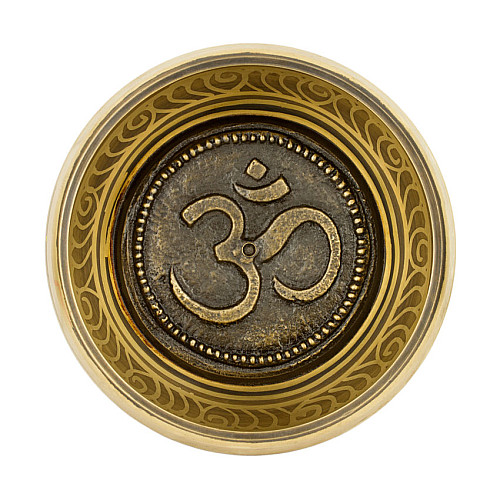 Поющая чаша Kailash Тибетская 120х120х49 мм Бронзовый (27734)