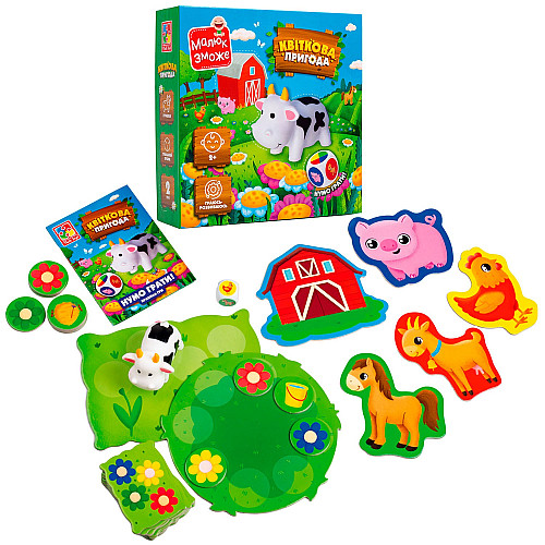 Игра настольная Vladi Toys Цветочное приключение 22х 6х 22см Multicolor (137231)