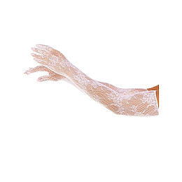 Митенки Leg Avenue Lace Opera Length Gloves One Size White SX1056