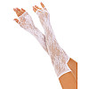Митенки Leg Avenue Lace Opera Length Fingerless Gloves One Size White SX1058