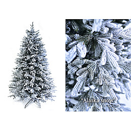 Штучна ялинка Sunlight Alaska Snow з підставкою 1,5 м
