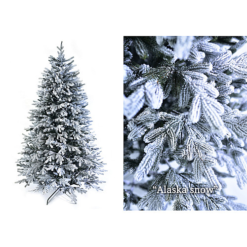 Искусственная Елка Sunlight Alaska Snow с подставкой 1,8 м