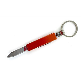 Брелок с перочинным ножом Stinger 2в1 Оранжевый (DN27168A)