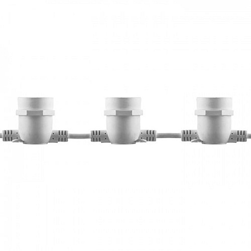 Гирлянда для улицы под лампочки Feron CL50-8 Белт-лайт (Belt-light) 230 V 10хЕ27 5 м White