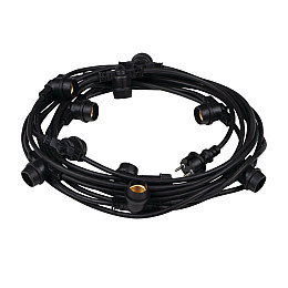 Уличная гирлянда Feron CL50-13 Белт-лайт 230 V 20*Е27 10 м Black