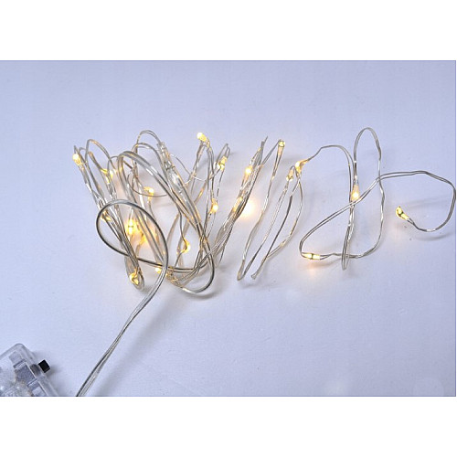 Светодиодная гирлянда нить No Brand 20 LED 2 м 5 шт Тёплый белый (2104618362)