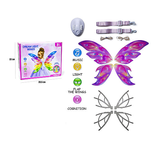 Детские крылья феи Yufeng Dream Light Wings 106х56 см Разноцветный (307967145)