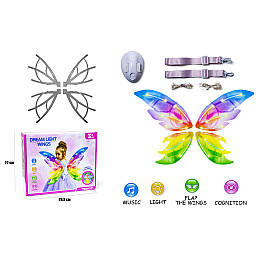 Дитячі крила феї Yufeng Dream Light Wings 106x56 см Різнокольорові (217474864)