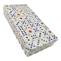 Набір кісток ігрових DUKE 1,5х1,5х1,5 см Різнокольоровий 100 шт (DN36195)