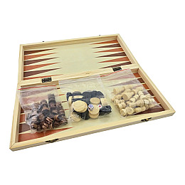 Игровой набор DUKE нарды шахматы шашки 39,6х38,9х2 см Разноцветный (DN36197)