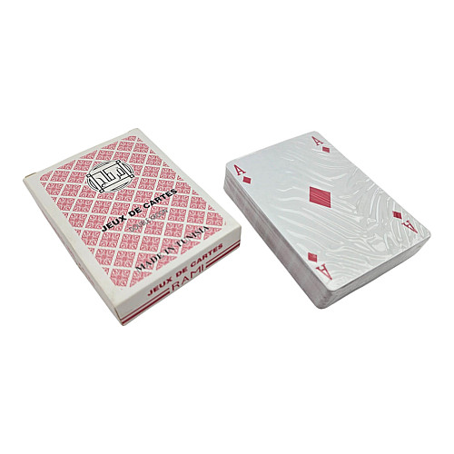 Карты игральные No Brand Jeux De Cartes Rami Красная рубашка 63х88 мм Разноцветный (DN36199)