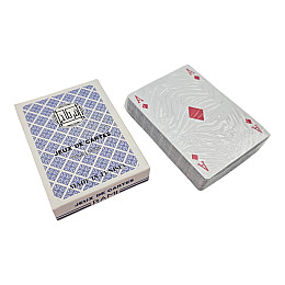 Карты игральные No Brand Jeux De Cartes Rami Синяя рубашка 63х88 мм Разноцветный (DN36199A)