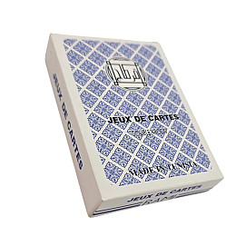 Карти ігрові No Brand Jeux De Cartes Rami Синя рубашка 63х88 мм Різнокольоровий (DN36199A)