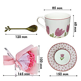 Сувенірний подарунковий набір Lesko 7F1 Pink (12959-83240)