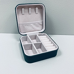 Коробочка для украшений Stenson MT-751 9,7x9,7x4,8 см Зеленый