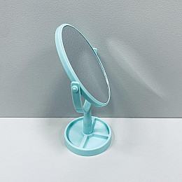 Зеркало косметичне A-PLUS 704 HB h-30 см Бірюзове