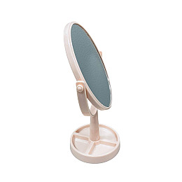 Зеркало косметичне A-PLUS 704 HB h-30 см Рожевий