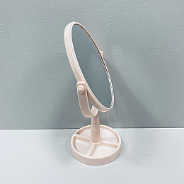 Зеркало косметичне A-PLUS 704 HB h-30 см Рожевий