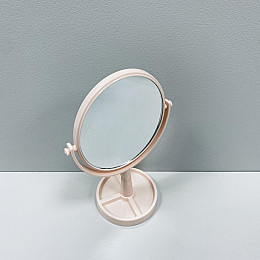 Зеркало косметичне A-PLUS 704 HB h-30 см Рожевий
