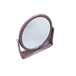 Зеркало косметичне A-PLUS 23R 13,3x16,9 см Рожевий
