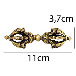 Ваджр Дордже Kailash Символ буддизму Ваджраяни Бронза Дев'ять спиць, 11 см (26375)