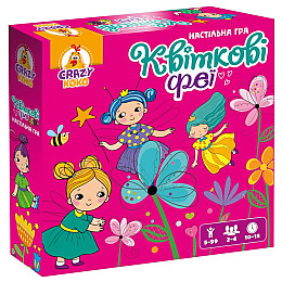 Детская настольная игра Vladi Toys Цветочные феи 4 феи 32 цветка Разноцветный (163918)