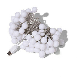 Светодиодная гирлянда MeeToo USB 3 м Желтый (hub_q1avpp)