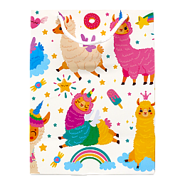 Пакет подарковий Львівська Мануфактура Друку Альпаки 17,5х23 см Різнокольоровий M31