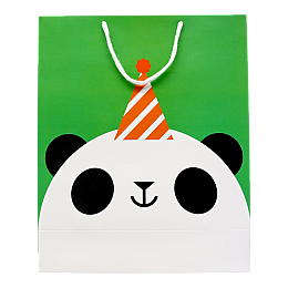 Пакет подарковий Львівська Мануфактура Друку Ведмеді 27х33 см Різнокольоровий L46