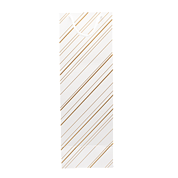 Пакет подарковий Львівська Мануфактура Друку 12х35 см Бежево-білий AL10ML