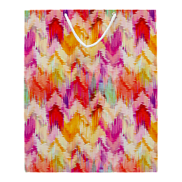 Пакет подарковий Львівська Мануфактура Друку Узор 27х33 см Різнокольоровий L40