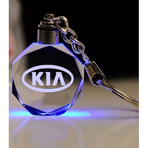 Брелок автомобильный No Brand Кристал KIA GF с подсветкой (H051171)