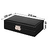 Шкатулка для украшений Casegrace SP-01155 21х12 см Black 13161-83886