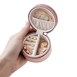 Органайзер-шкатулка для прикрас Casegrace SP-01306 8х4,5 см Рожевий 13163-83879