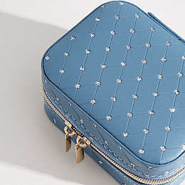 Шкатулка для прикрас Casegrace SP-01304-B 10х5 см Синя 13166-83877