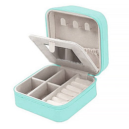 Шкатулка для прикрас Casegrace SP-01194 9,5х5 см Бірюзова 13162-83966