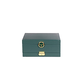 Органайзер для зберігання прикрас Craft JW/8060.GN 23,5х17,5х11 см Ізумрудно-бежевий