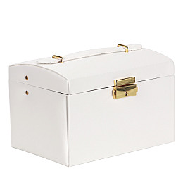 Органайзер для зберігання прикрас Craft JW/RNG.MIR.WH 17,5х14х13 см Бежево-білий