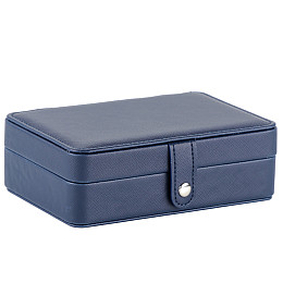 Органайзер для зберігання прикрас Craft JW/RNG8.NV 16х11х5.5 см Синьо-бежевий