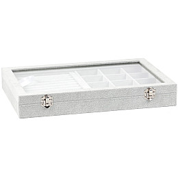 Органайзер для зберігання прикрас Craft JW/RING12.GR 35х24х5 см Сірий