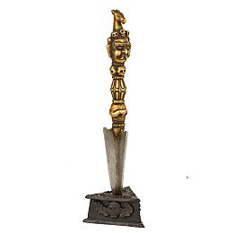 Тамден пхурба з підставкою Kailash 24.5х3.5 см Різнокольоровий (27667)